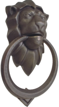 Celtic cast iron door knocker made in England 