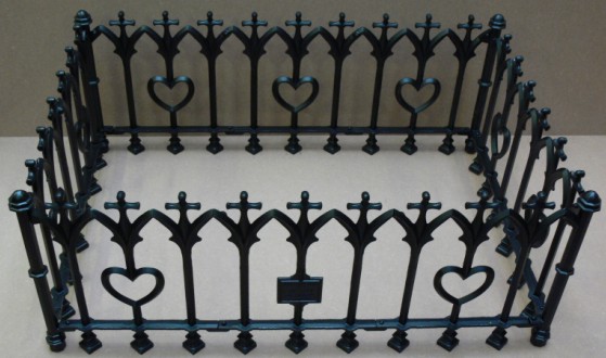 DCB Fabrication Wrought Iron Memorial Graveside Fence Hand Made MF17 